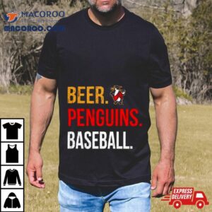 Rome Emperors Beer Penguins Baseball Tshirt