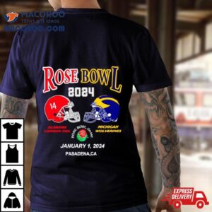 Rose Bowl Alabama Crimson Tide Vs Michigan Wolverines Tshirt