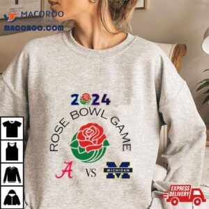 Rose Bowl Game Alabama Vs Michigan Rose Bowl Stadium Pasadena Ca Tshirt