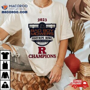 Rutgers Scarlet Knights Champions 2023 Pinstripe Bowl T Shirt