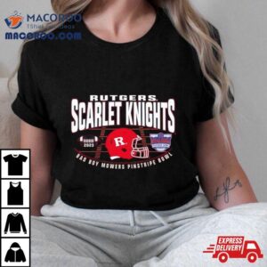 Rutgers Scarlet Knights Football Bad Boy Mowers Pinstripe Bowl Champions Tshirt