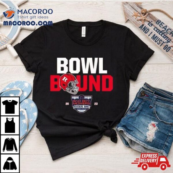 Rutgers University Football 2023 Pinstripe Bowl Bound T Shirt