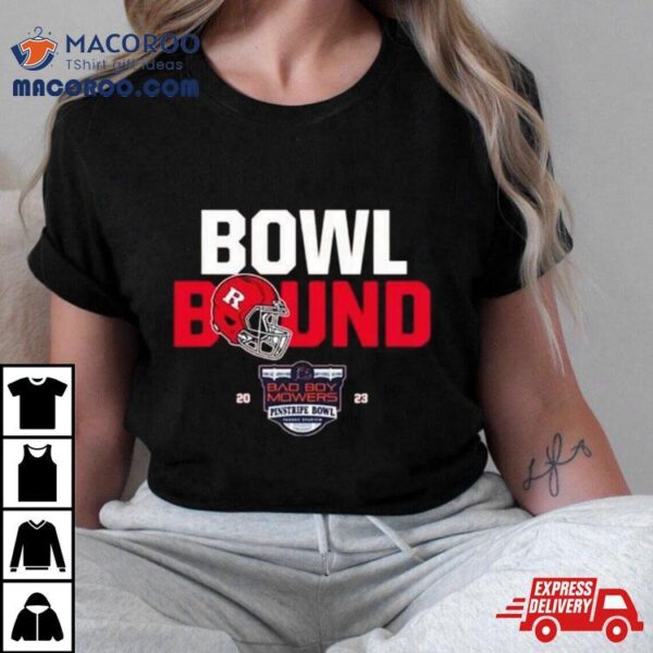 Rutgers University Football 2023 Pinstripe Bowl Bound T Shirt