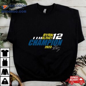 Ryan Blaney Champ Tshirt