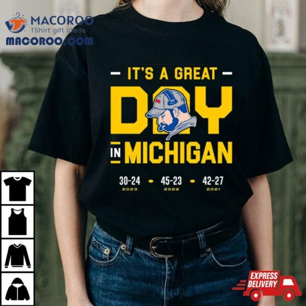 Ryan Day Crying It’s A Great Day In Michigan Shirt