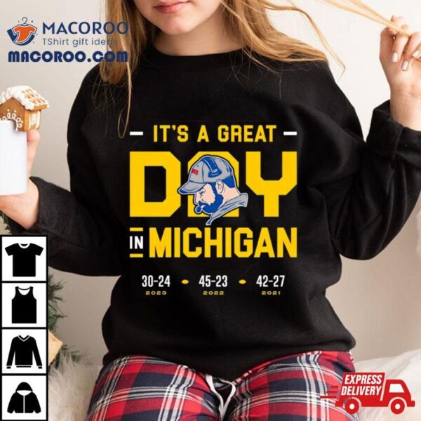 Ryan Day Crying It’s A Great Day In Michigan Shirt