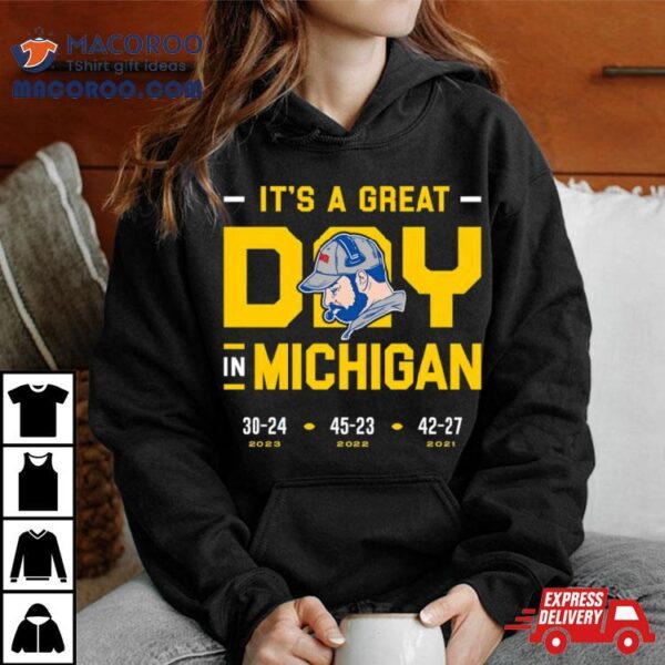 Ryan Day Crying It’s A Great Day In Michigan Shirt