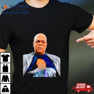 Samuel L. Jackson Wearing A T Shirt Of Himself T Shirt