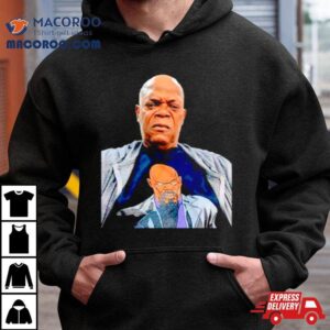 Samuel L Jackson Wearing A Of Himself Tshirt