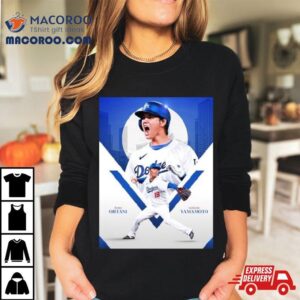 Samurai Japan La Edition Shohei Ohtani Yoshinobu Yamamoto Los Angeles Dodgers Mlb Tshirt