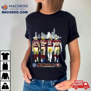 San Francisco Ers Mccaffrey Montana Garoppolo Rice City Signature Tshirt