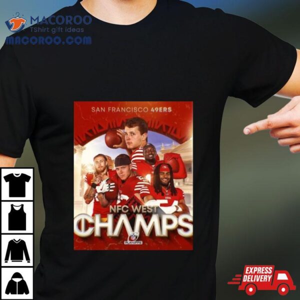 San Francisco 49ers Nfc West Champions 2023 Back To Back Division T Shirt