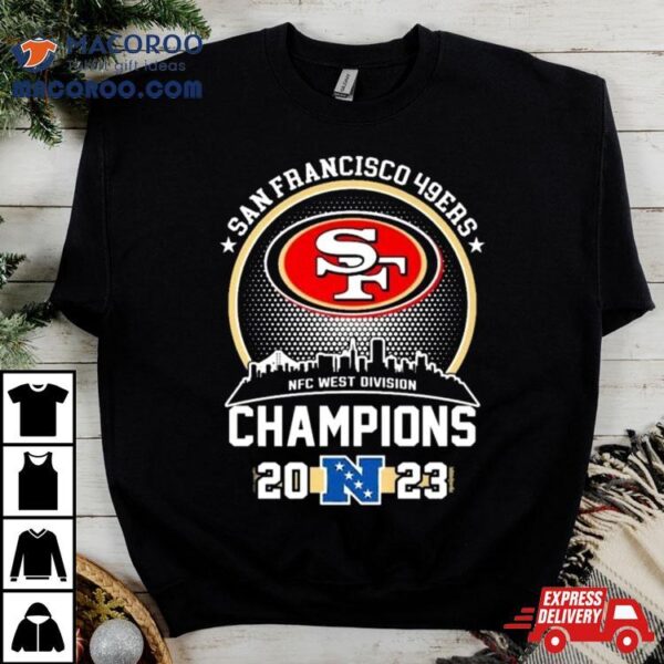 San Francisco 49ers Skyline 2023 Nfc West Division Champions Shirt