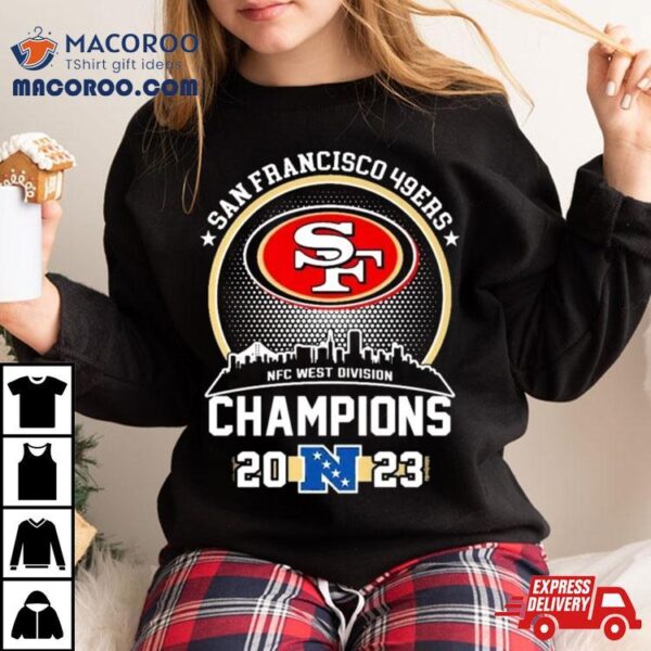 San Francisco 49ers Skyline 2023 Nfc West Division Champions Shirt