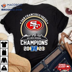 San Francisco Ers Skyline Nfc West Division Champions Tshirt