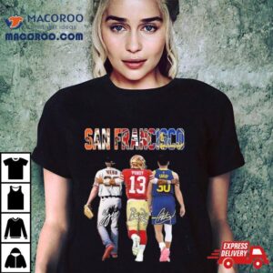 San Francisco Webb Purdy And Curry Signatures Tshirt