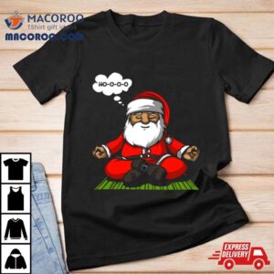 Santa Christmas Meditation Tshirt