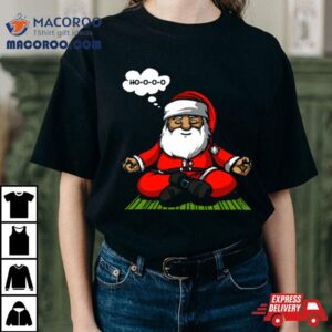 Santa Christmas Meditation Tshirt