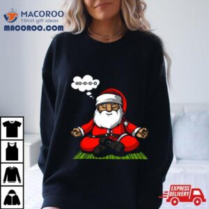 Santa Christmas Meditation Tshirt