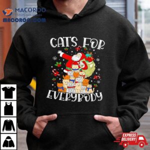 Santa Claus Cats For Every Body Christmas Tshirt