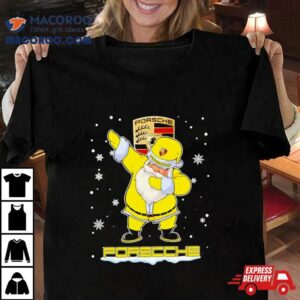 Santa Claus Dabbing Porsche Christmas Tshirt