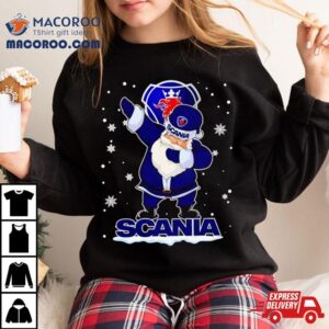 Santa Claus Dabbing Scania Christmas Tshirt