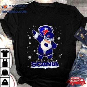 Santa Claus Dabbing Scania Christmas Tshirt