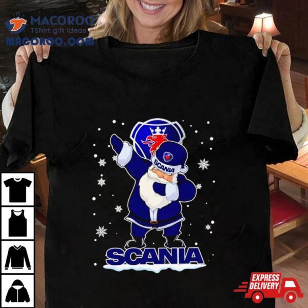 Santa Claus Dabbing Scania Christmas Shirt