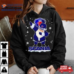 Santa Claus Dabbing Scania Christmas Tshirt