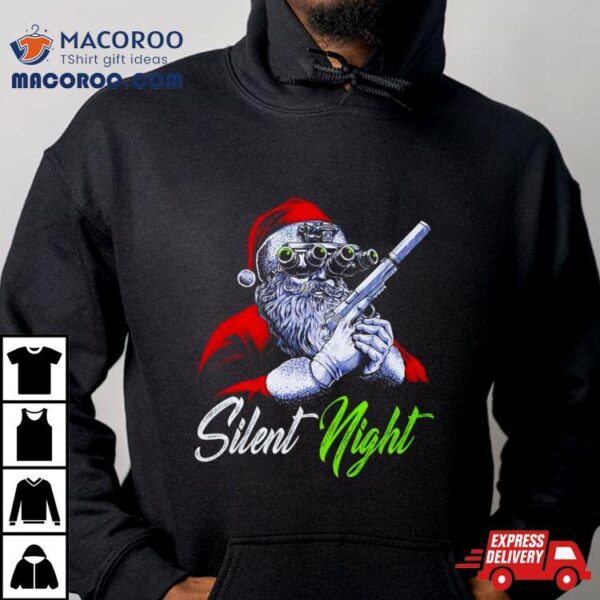 Santa Claus Silent Night Christmas Shirt