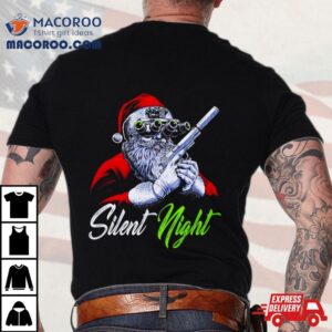 Santa Claus Silent Night Christmas Tshirt