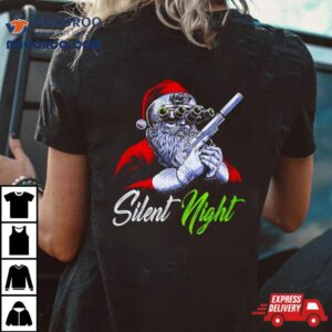 Santa Claus Silent Night Christmas Tshirt