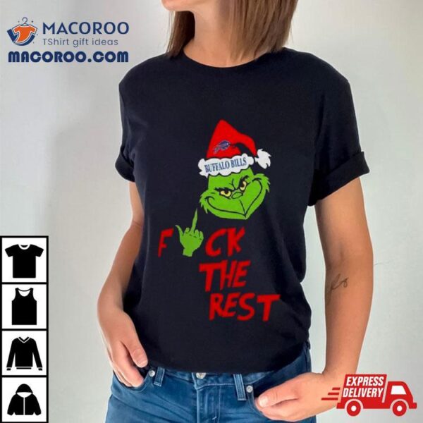 Santa Grinch Buffalo Bills Fuck The Rest Tshirt