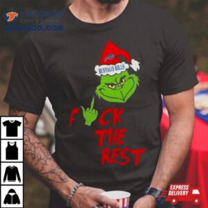 Santa Grinch Buffalo Bills Fuck The Rest Tshirt