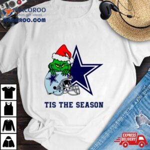 Santa Grinch Cowboys Tis The Season Tshirt