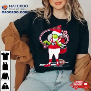 Santa Grinch Georgia Bulldogs Gift Christmas Tshirt