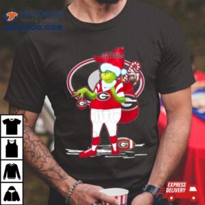 Santa Grinch Georgia Bulldogs Gift Christmas Tshirt