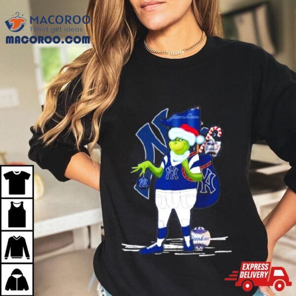 Santa Grinch New York Yankees Gift Christmas Shirt