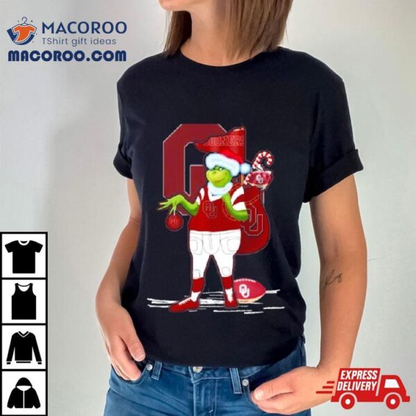 Santa Grinch Oklahoma Sooners Gift Christmas Shirt