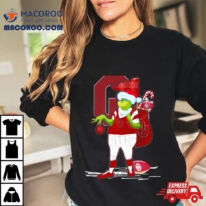 Santa Grinch Oklahoma Sooners Gift Christmas Tshirt