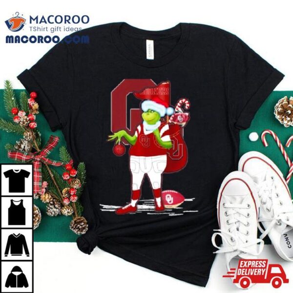 Santa Grinch Oklahoma Sooners Gift Christmas Shirt