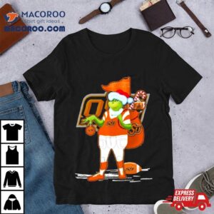 Santa Grinch Oklahoma State Cowboys Gift Christmas Tshirt