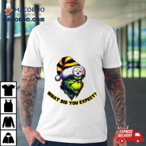 Santa Grinch Pittsburgh Steelers What Did You Expect Christmas T Shirt
