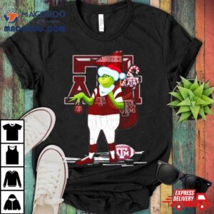 Santa Grinch Texas A Amp M Aggies Gift Christmas Tshirt