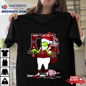 Santa Grinch Texas A Amp M Aggies Gift Christmas Tshirt