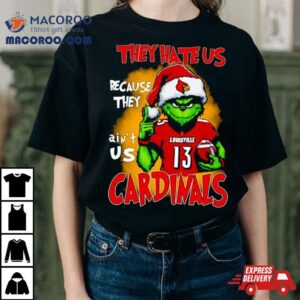 Santa Grinch They Hate Us Because They Ain’t Louisville Cardinals Football Shirt