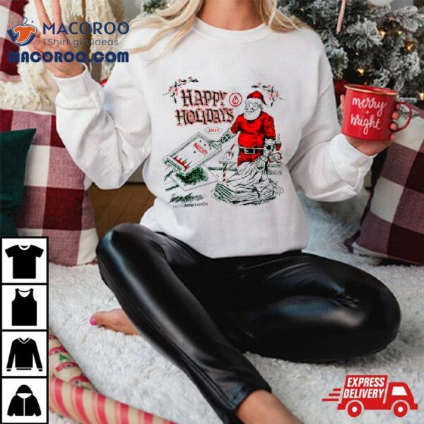 Santa Happy Holidays 2023 Shirt