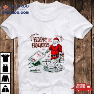 Santa Happy Holidays Tshirt