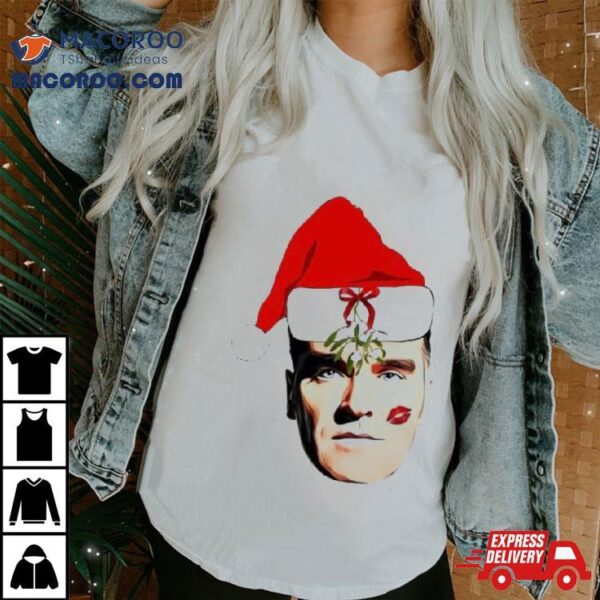 Santa Morrissey Face Merry Christmas Shirt