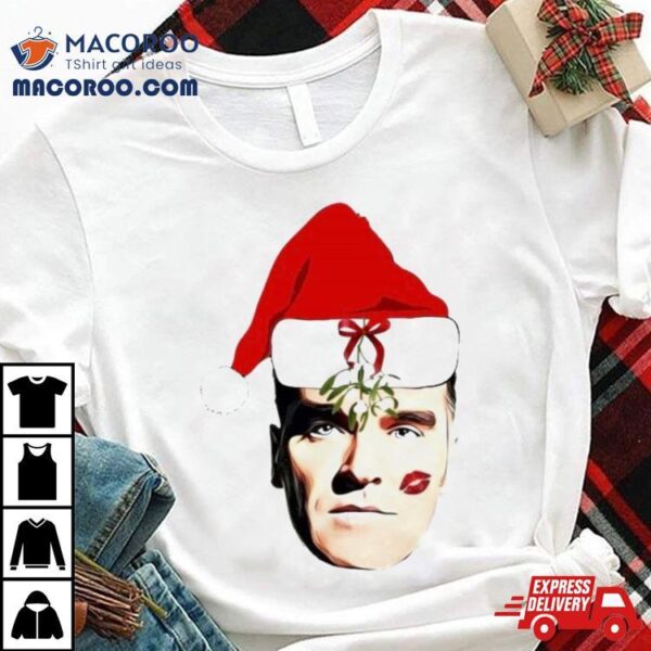 Santa Morrissey Face Merry Christmas Shirt